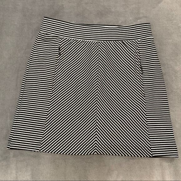 Talbots Pants - 💲💲💲TALBOTS Skort Blue/White Stripes Cotton Blend